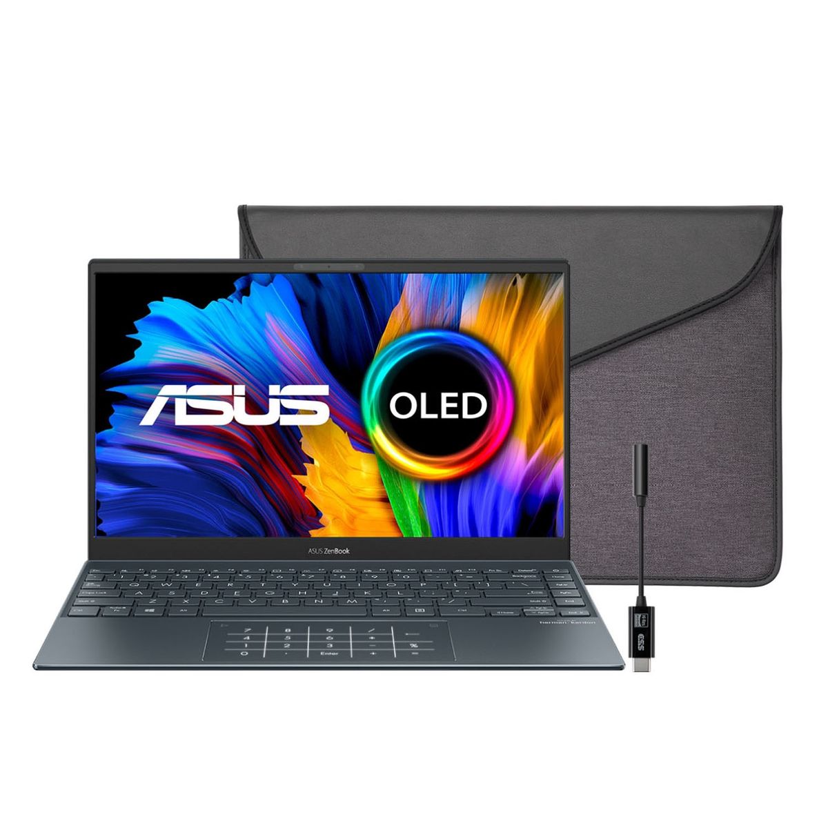 ASUS - Notebook Zenbook 13 OLED UX325 intel Core i7 Intel Iris Xe 16GB RAM 512GB SSD 13.3" FHD Asus