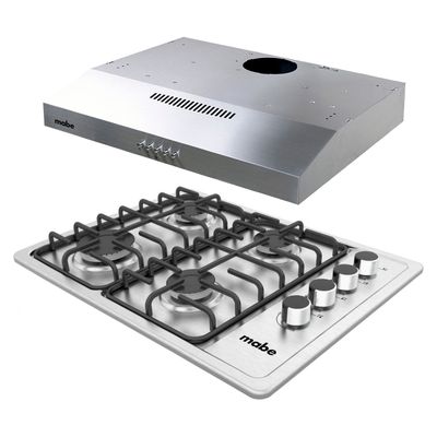 Imagen 2 del producto Kit Campana Cm6045 Inox + Encimera Cmg6044 A Gas - 60Cm