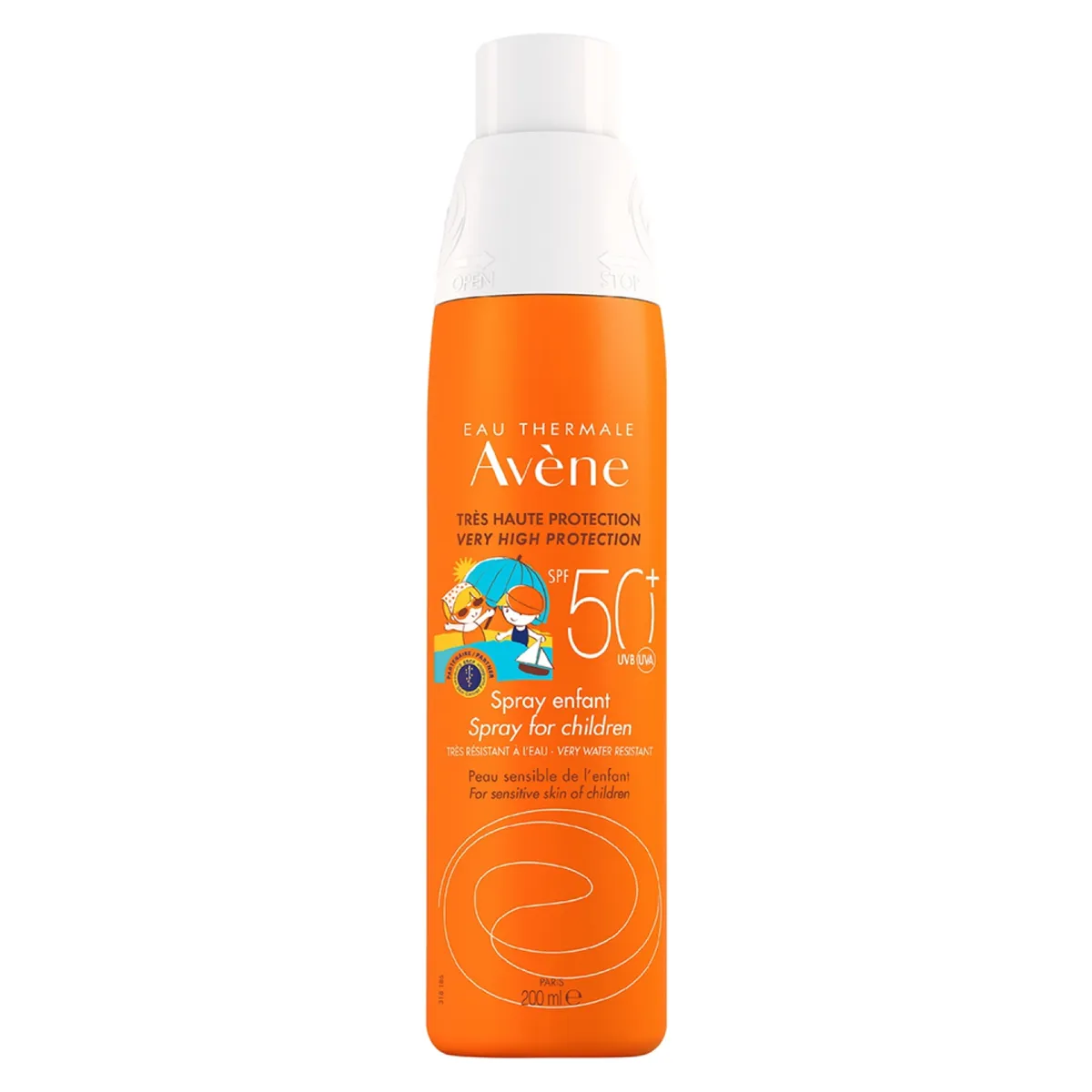 AVENE - Protector Solar Spray Niños FPS 50+ 200 ml Avene
