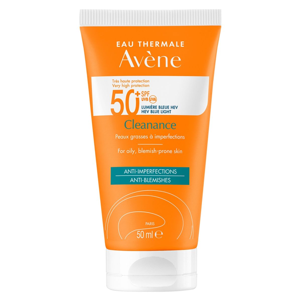 AVENE - Protector Solar Facial Cleanance FPS 50+ 50 ml Avene