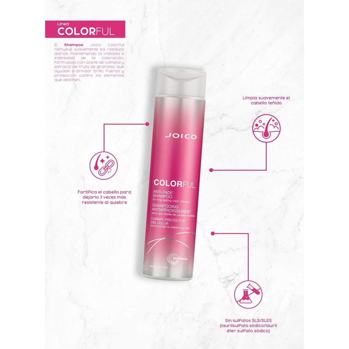 JOICO - Shampoo Protector Colorful 300 Ml Joico