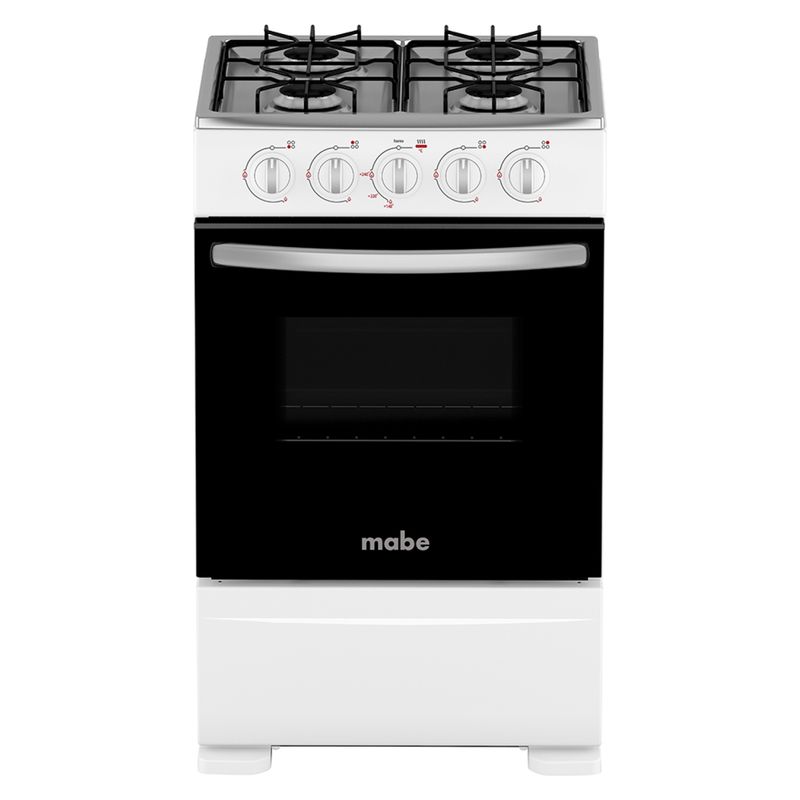 MABE - Cocina 4 Quemadores Horno De 61.56 Lt Gas Licuado Cmc20Abx-6 Mabe