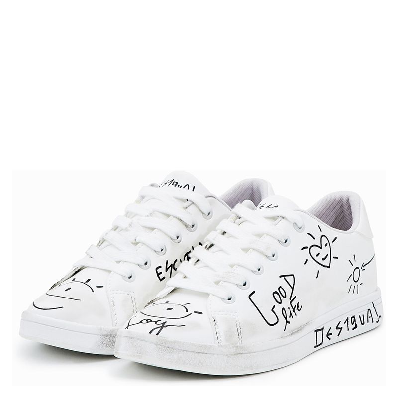 DESIGUAL - Zapatilla Urbana Mujer Blanco Desigual