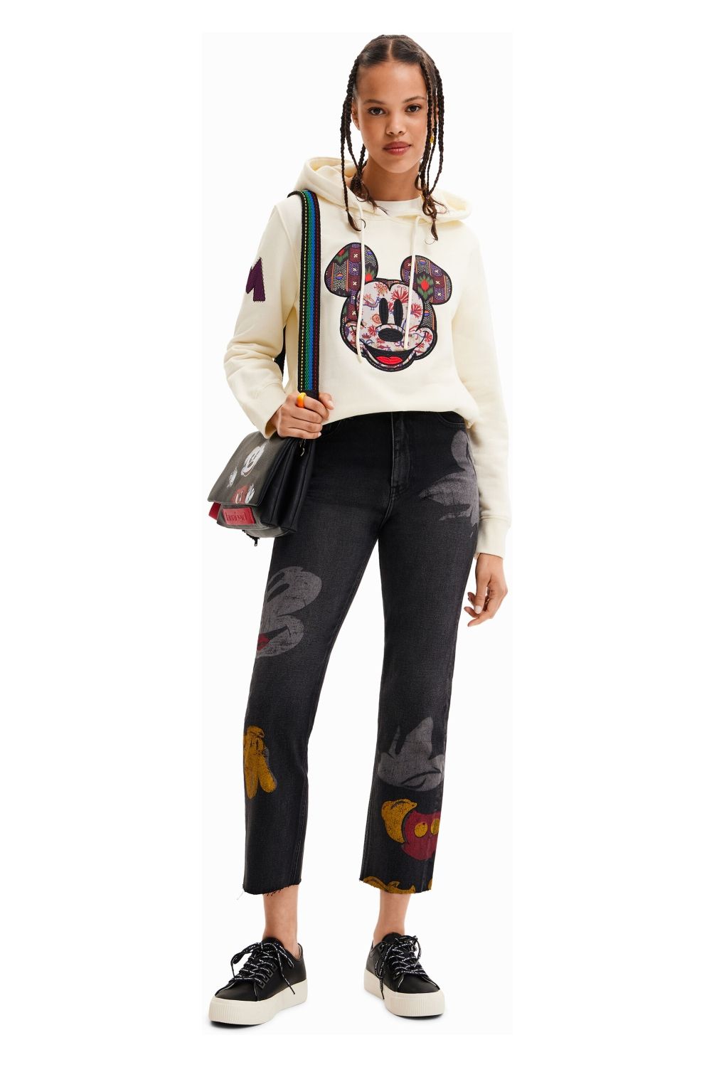 DESIGUAL - Desigual Jeans Mickey Mouse Mujer