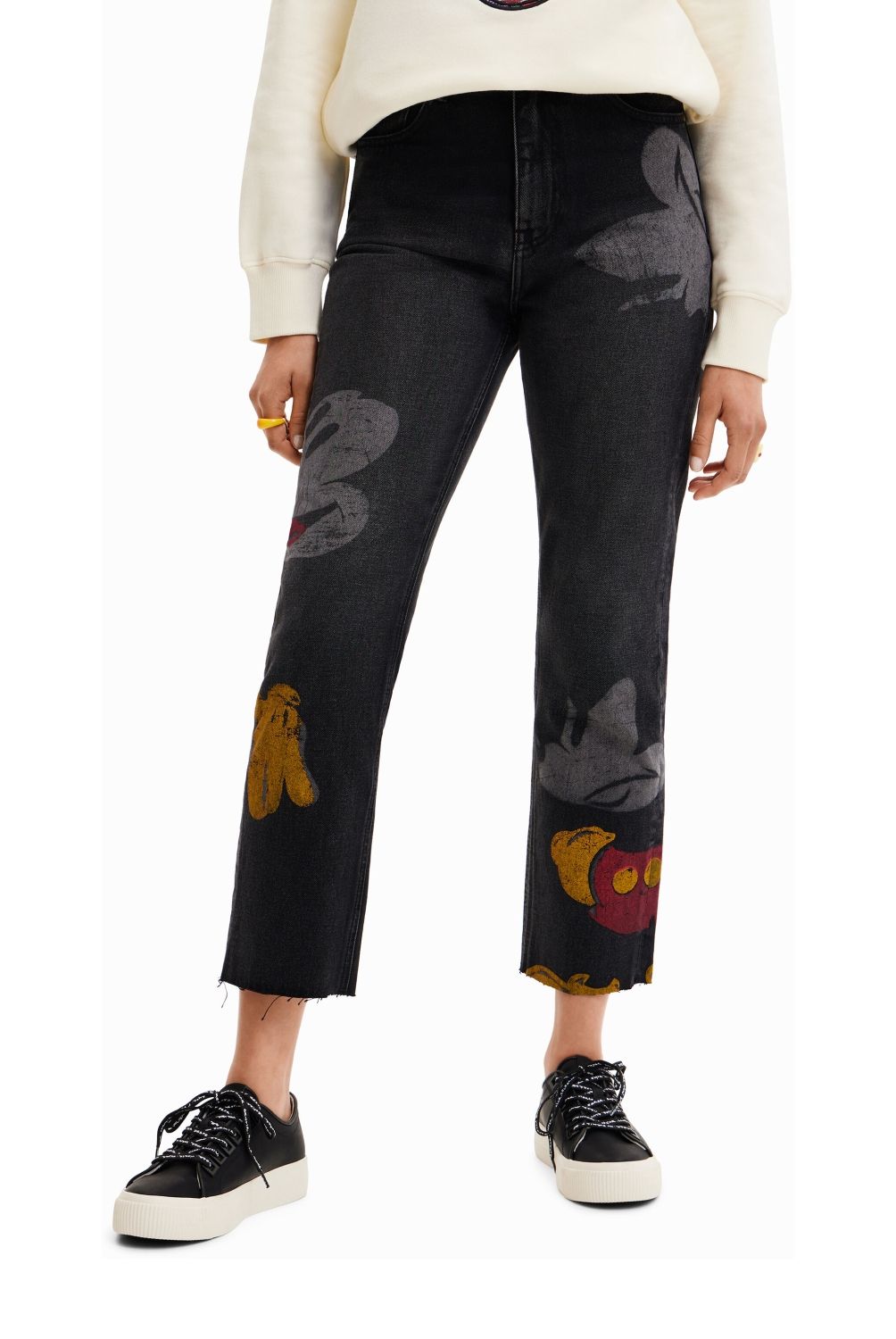 DESIGUAL - Desigual Jeans Mickey Mouse Mujer