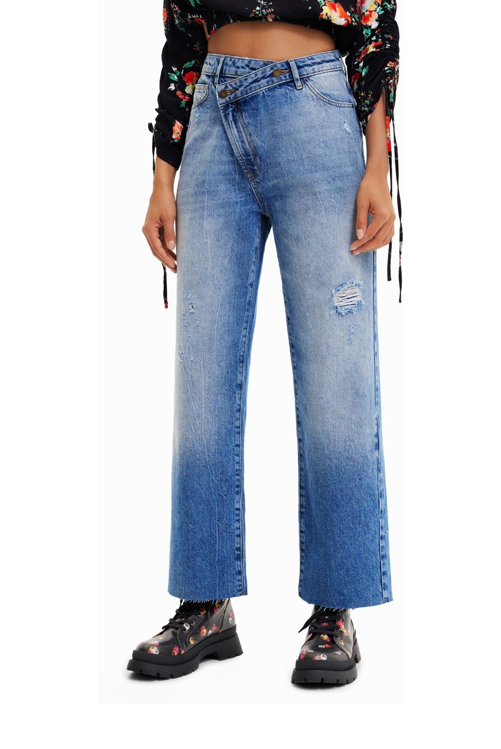 DESIGUAL - Desigual Jeans Boyfriend Mujer