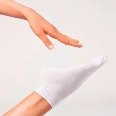 CALZEDONIA - Calcetín Corto de Algodón Sin Borde Mujer