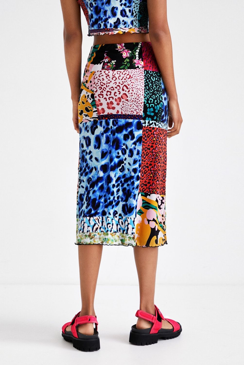 DESIGUAL - Desigual Falda Midi Mujer