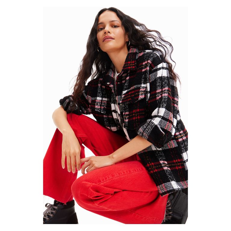 DESIGUAL Desigual Chaqueta Cuadros Mujer