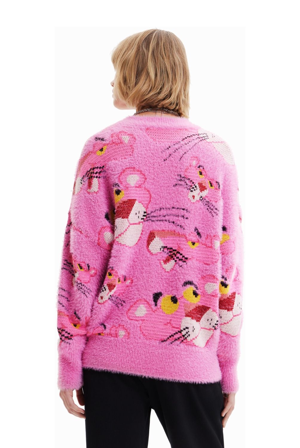 DESIGUAL - Desigual Sweater Pink Panther Manga Larga Mujer