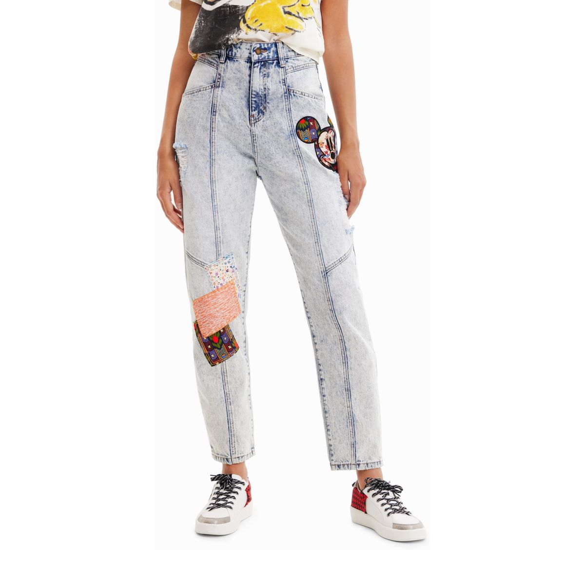 DESIGUAL - Desigual Jeans Mickey Mouse Mujer