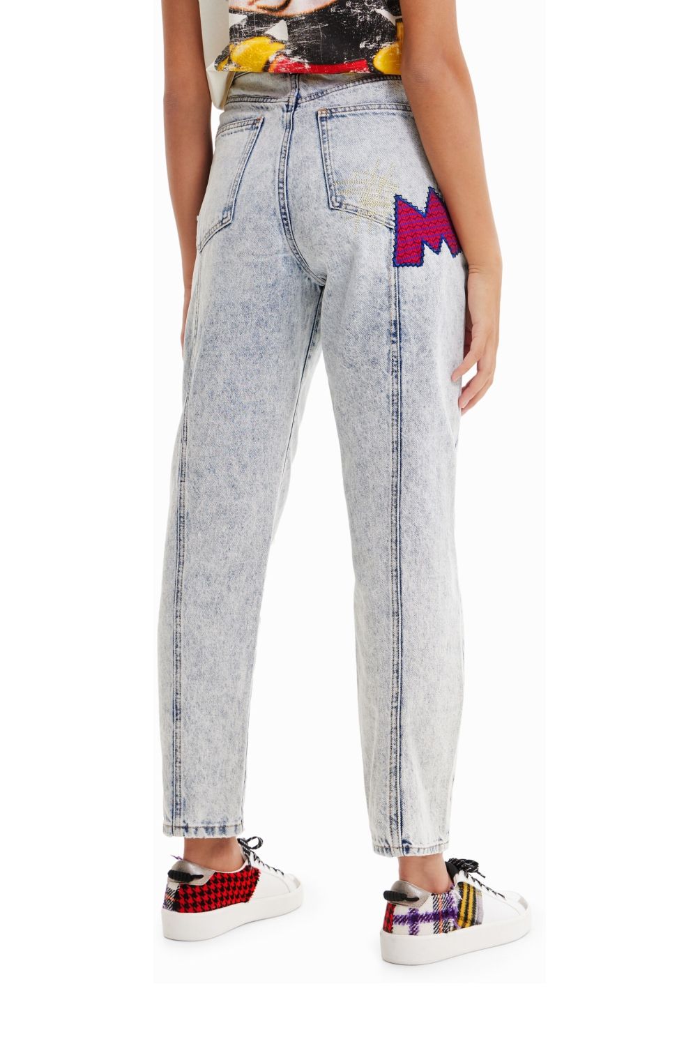 DESIGUAL - Desigual Jeans Mickey Mouse Mujer