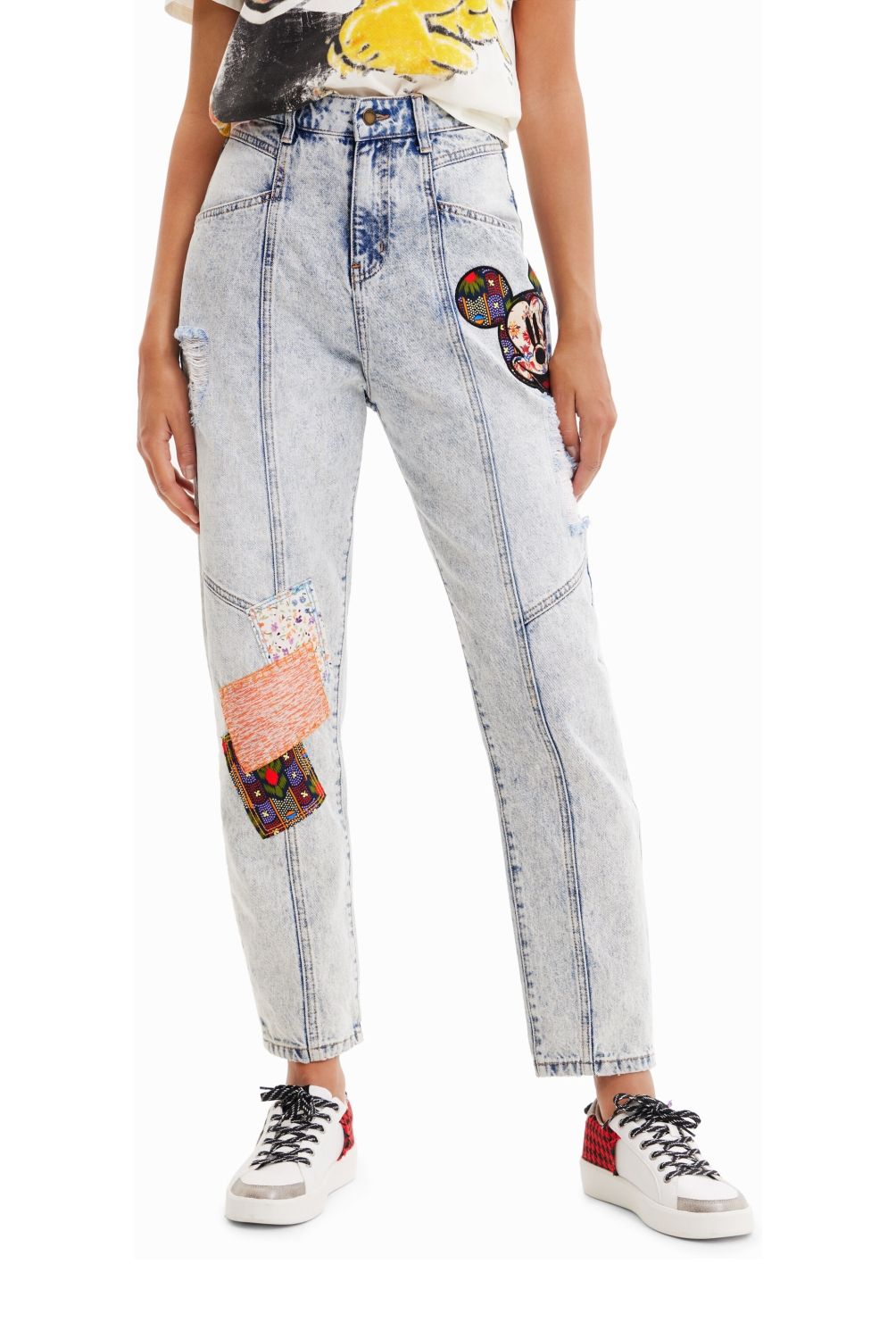 DESIGUAL - Desigual Jeans Mickey Mouse Mujer