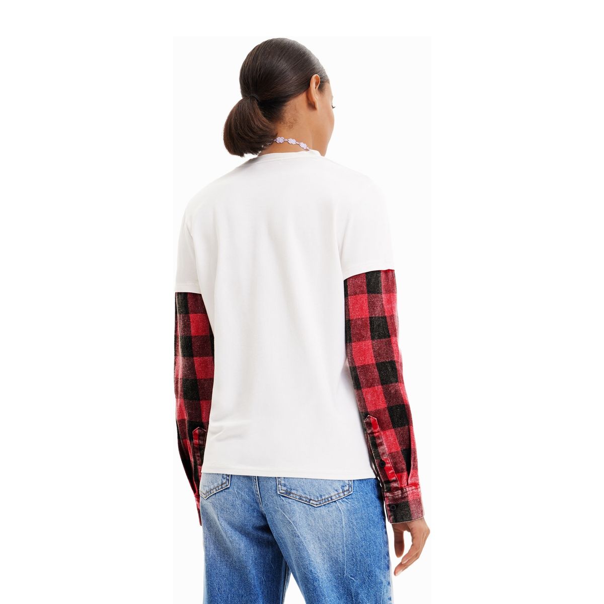 DESIGUAL - Polera Manga Larga Mujer Desigual