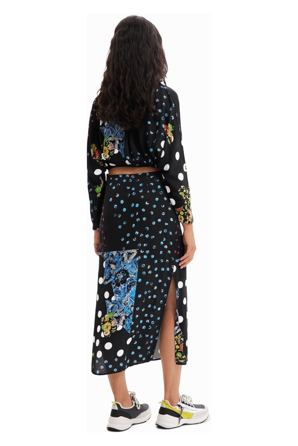 DESIGUAL - Desigual Vestido Midi Manga Larga Mujer