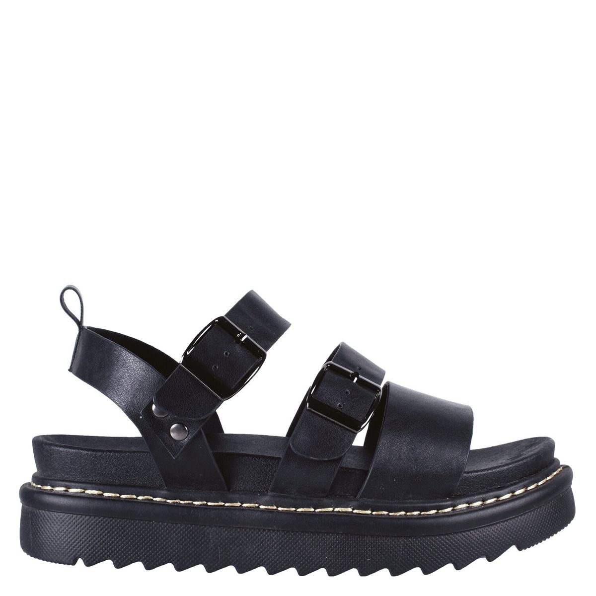 FAGUS - Sandalia Abierta Mujer Black Fagus