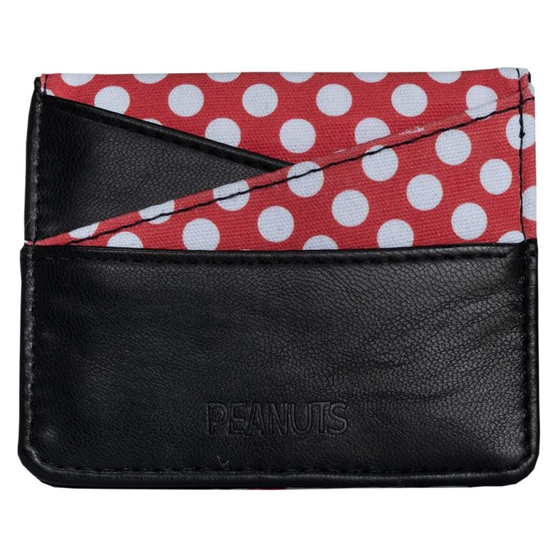 Snoopy - Billetera Mujer Puntos Rojo Snoopy