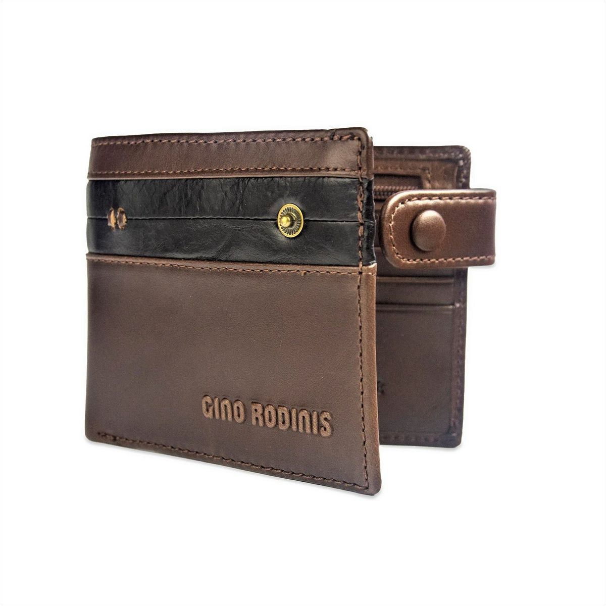 GINO RODINIS - Billetera Hombre Paolo 675 Café/Marrón Gino Rodini