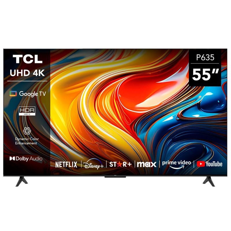 TCL - LED Smart TV 55" 55P635 4K HDR Android TV TCL