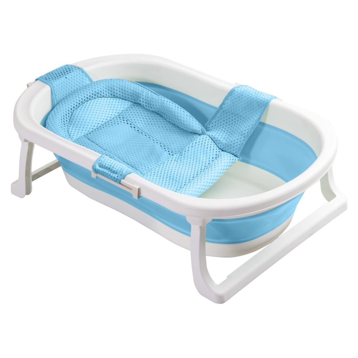 BEBESIT - Bañera Jelly con Hamaca Azul Bebesit