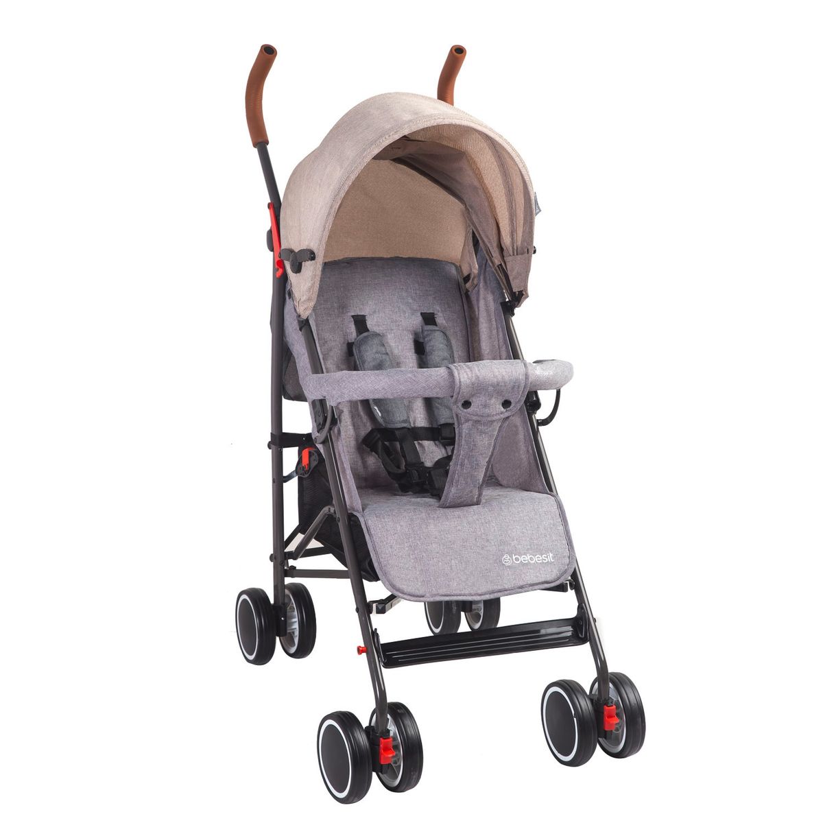 BEBESIT - Coche Paragua Clap Melange Beige Bebesit
