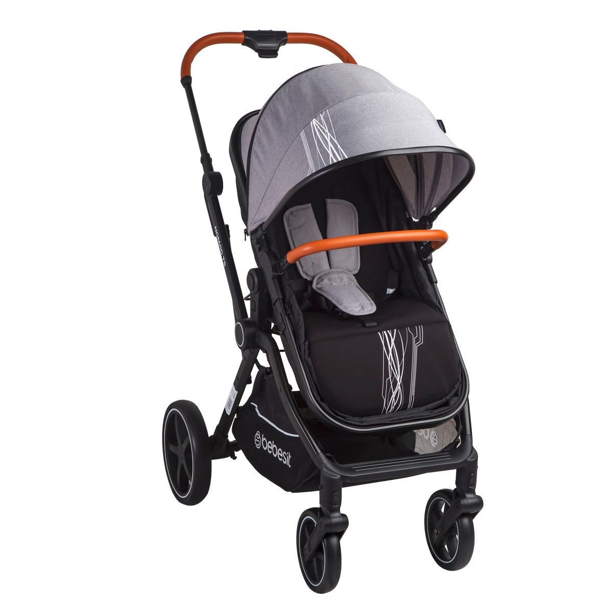 BEBESIT - Coche Travel System Nomad 5069 Gris Bebesit