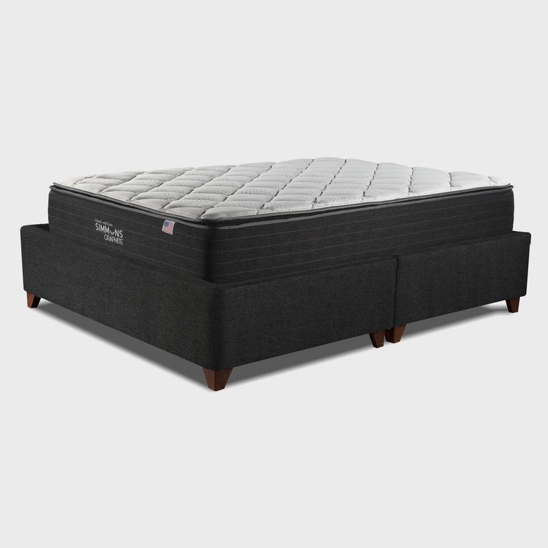 SIMMONS - Cama Bignest Simmons Graphite 2 Plazas