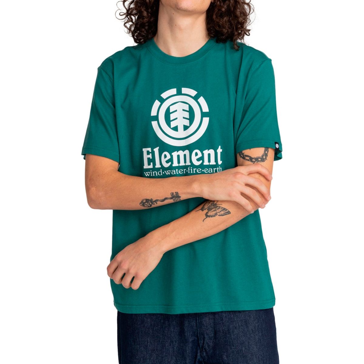 ELEMENT - Element Polera Hombre Manga Corta Algodón