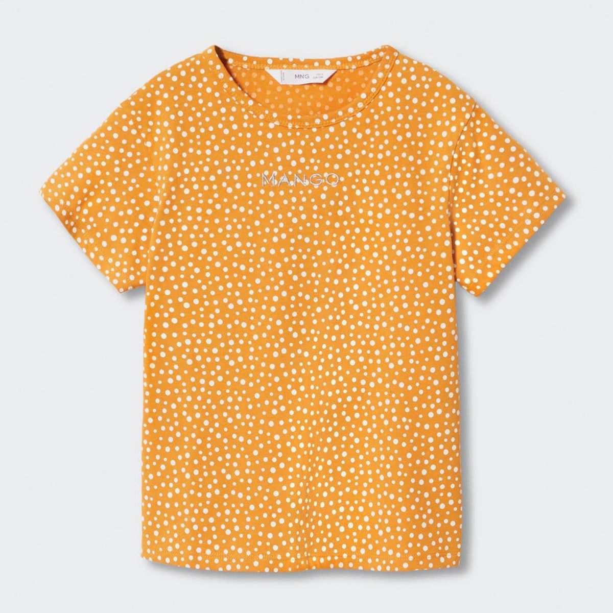 MANGO KIDS - Polera Logo Estampada Niña Mango Kids