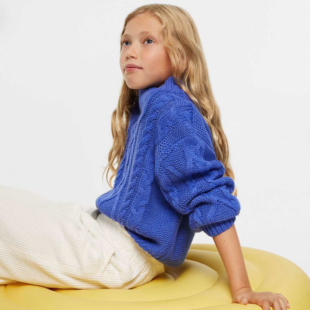 MANGO KIDS - Mango Kids Sweater Punto Trenzado