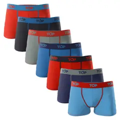 TOP - Pack 7 Boxer Algodón Niño