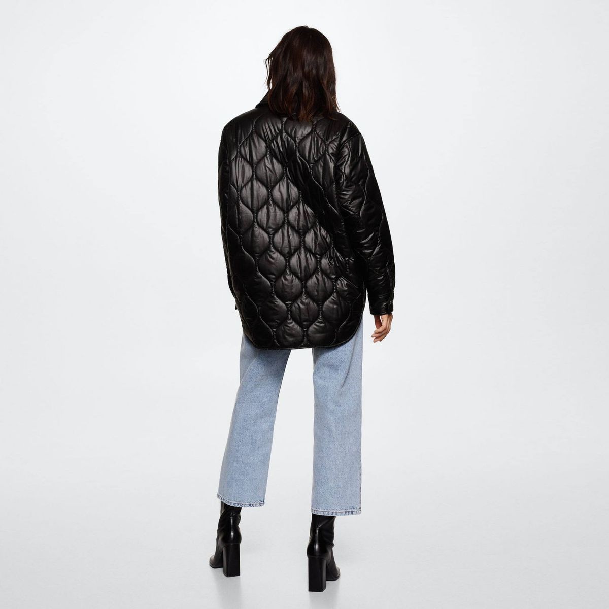 MANGO - Mango Sobrecamisa Acolchada Oversize Muuu Mujer