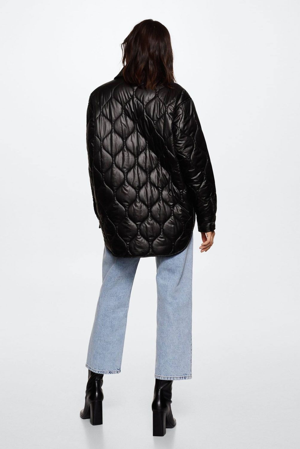 MANGO - Mango Sobrecamisa Acolchada Oversize Muuu Mujer