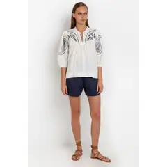 GREEK ARCHAIC KORI - Blusa Mujer