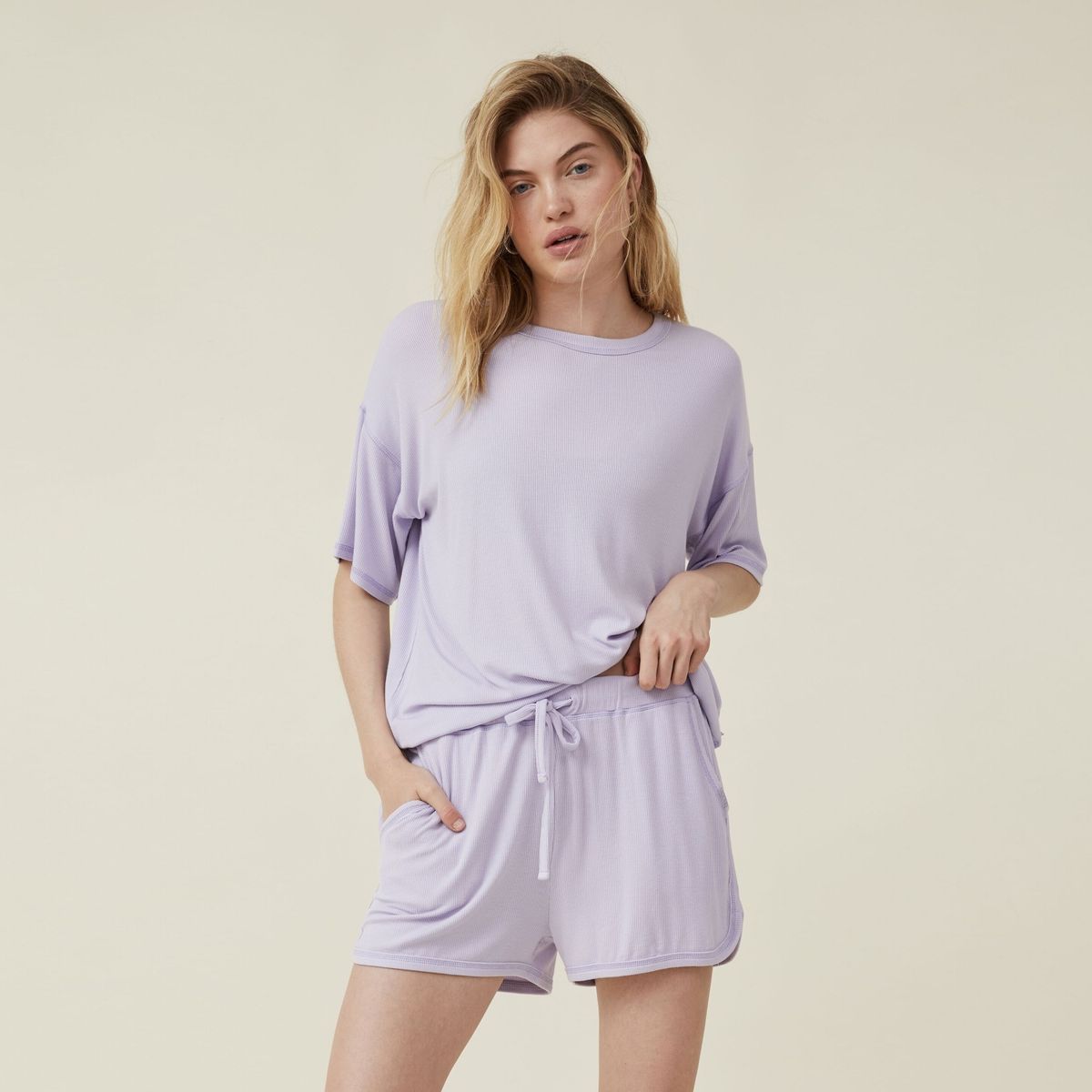 COTTON ON - Short de Pijama -Sleep Recovery Relaxed Mujer Cotton On