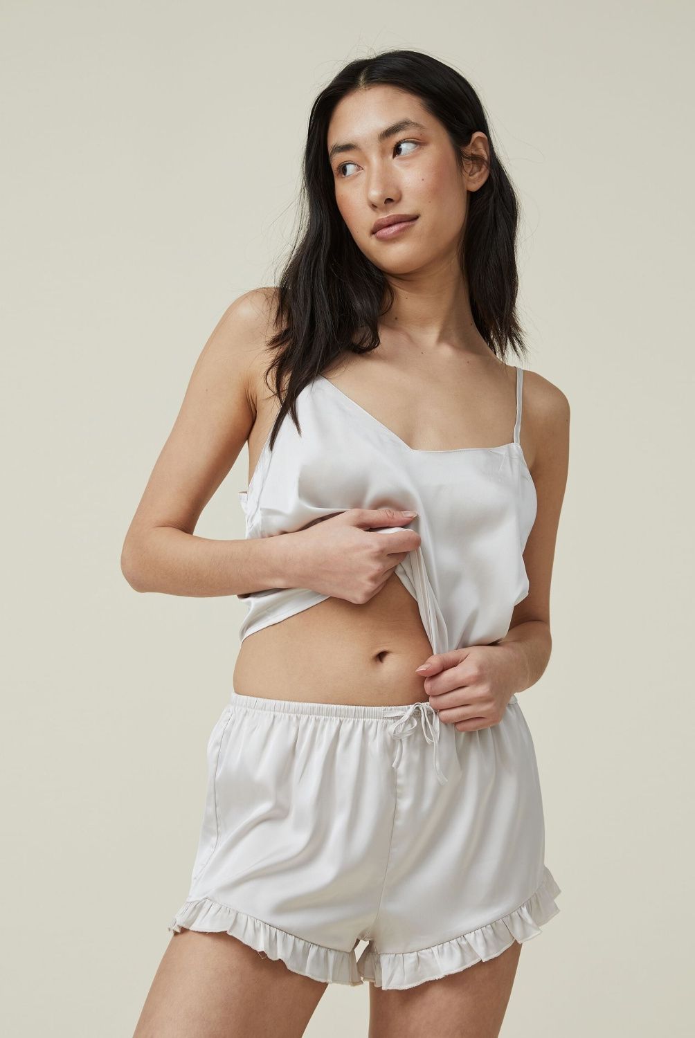 COTTON ON - Set de Pijama Satin - Cami Mujer Cotton On