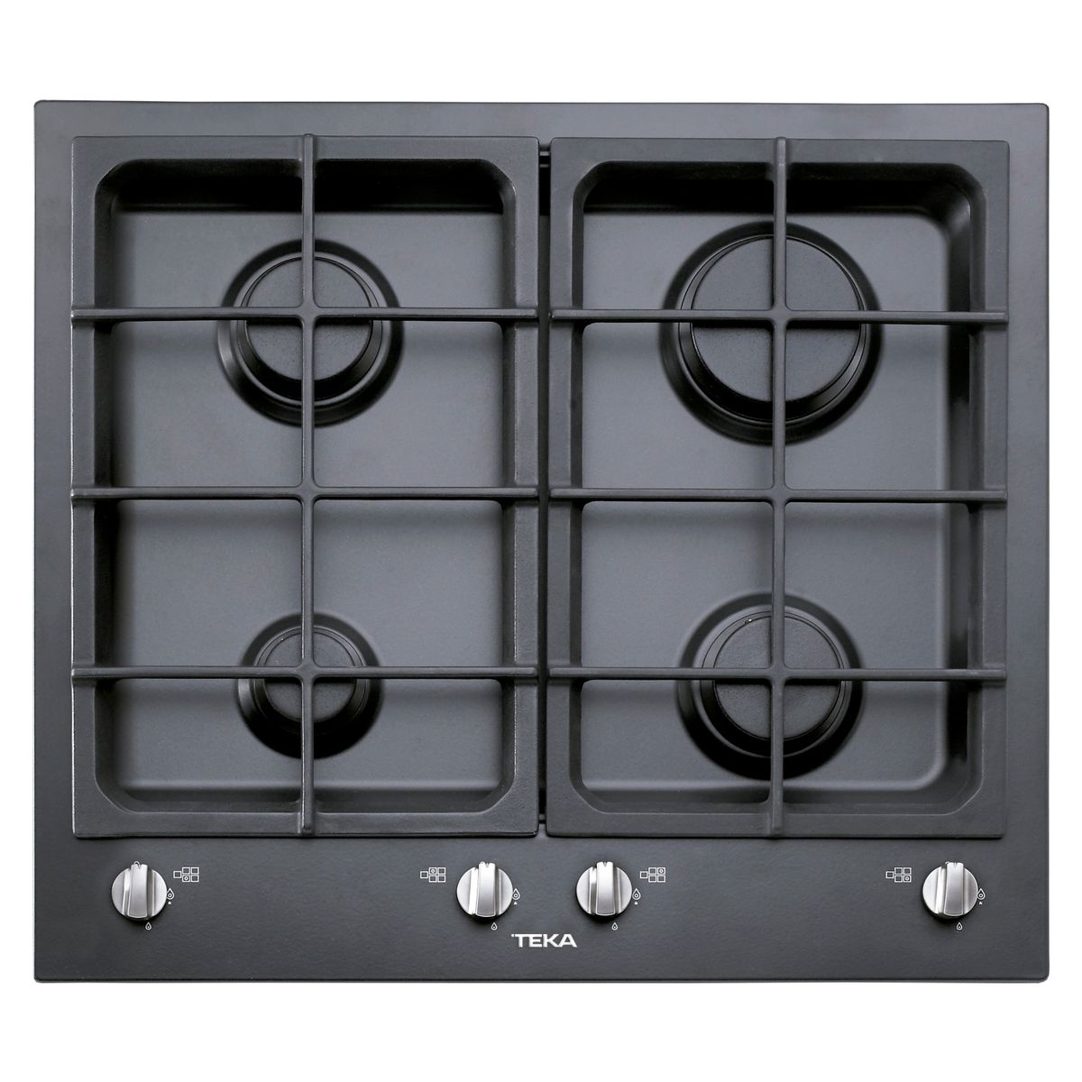TEKA - Encimera Teka 4Qew 60 4G Ai Al Negra