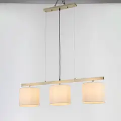DISEÑO 3 - Lámpara Colgar 3 Luces Cruda K3 Br