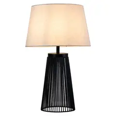 DISEÑO 3 - Lámpara Mesa Jaula Ox Negra