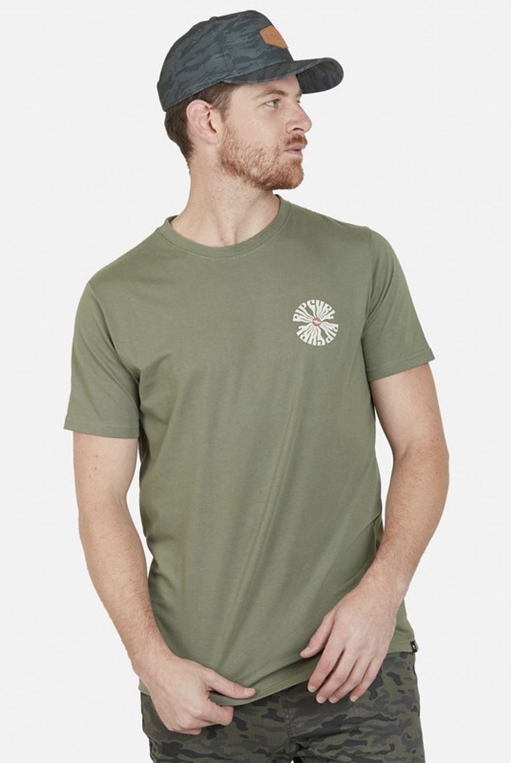 RIP CURL - Polera Manga Corta 6P267 Verde