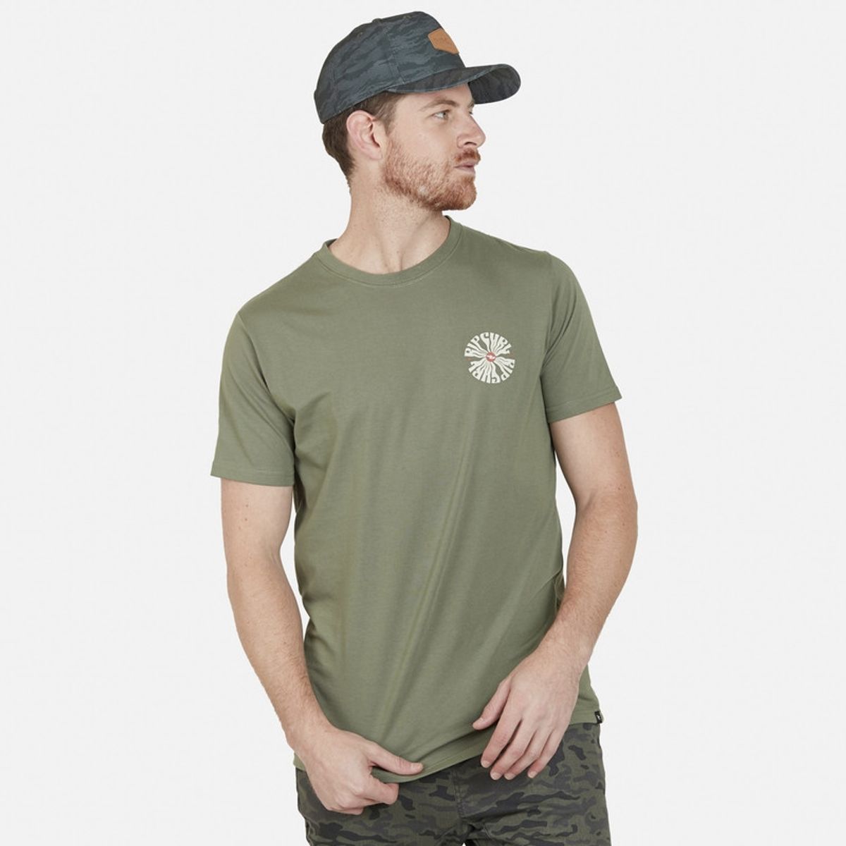 RIP CURL - Polera Manga Corta 6P267 Verde