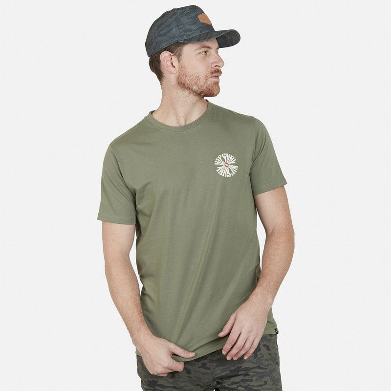 RIP CURL - Polera Manga Corta 6P267 Verde