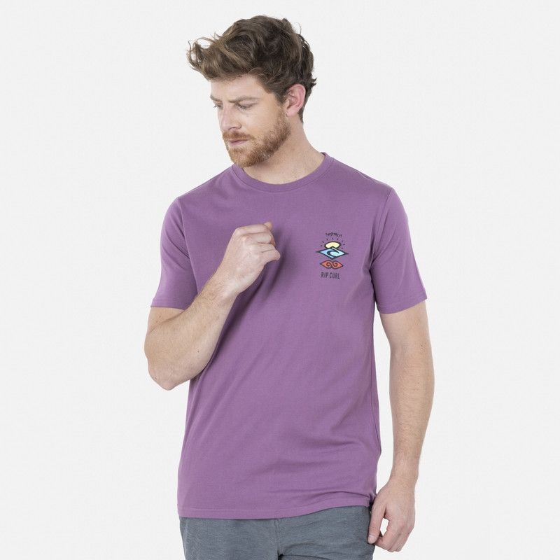 RIP CURL - Polera Manga Corta 6P269 Burdeo