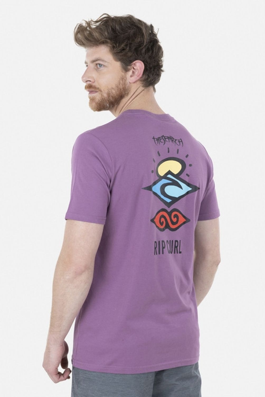 RIP CURL - Polera Manga Corta 6P269 Burdeo