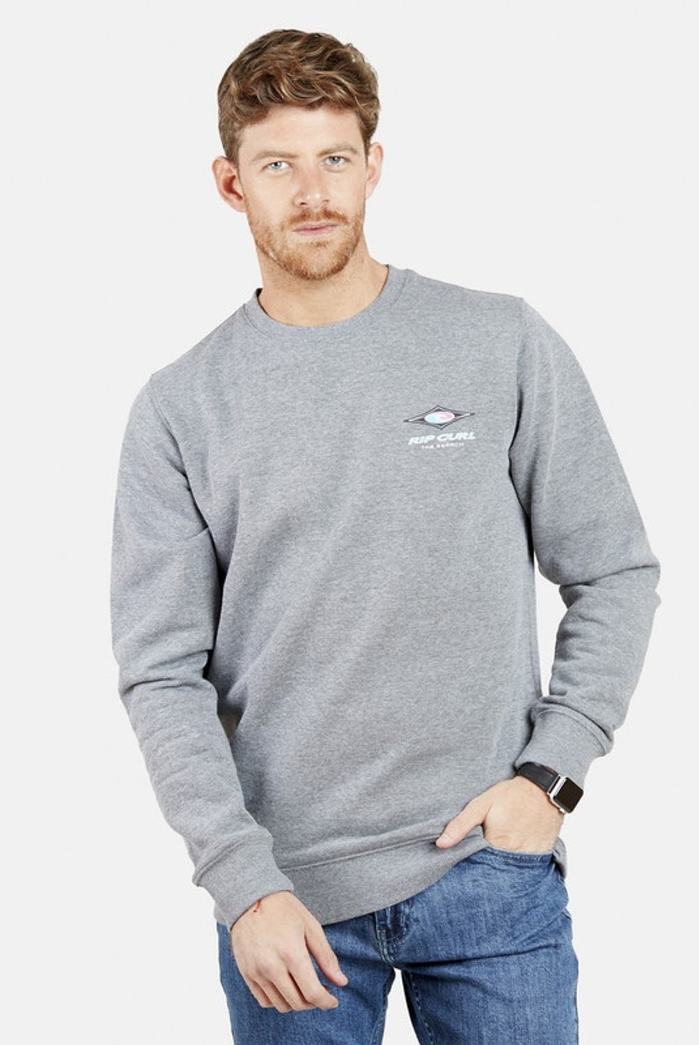 RIP CURL - Polerones Cuello Redondo 6O364 Gris