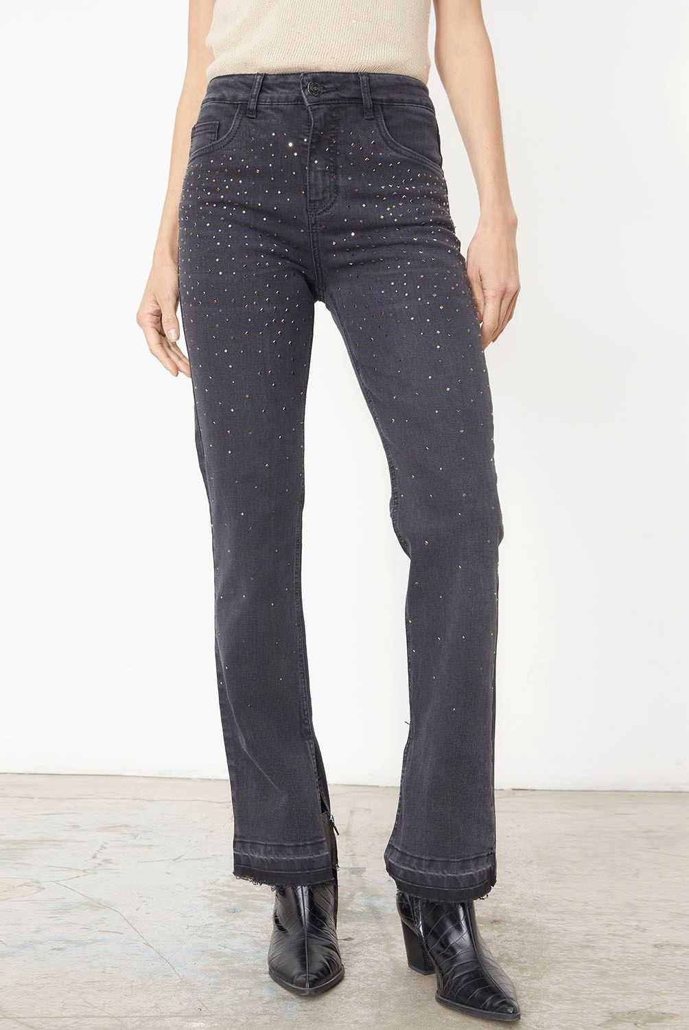 APOLOGY - Jeans Recto Tiro Alto Mujer Cecilia Bolocco para Apology