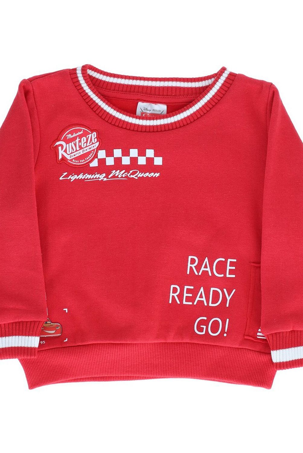 DISNEY - Poleron Niño Rayo Mcqueen Rojo Disney