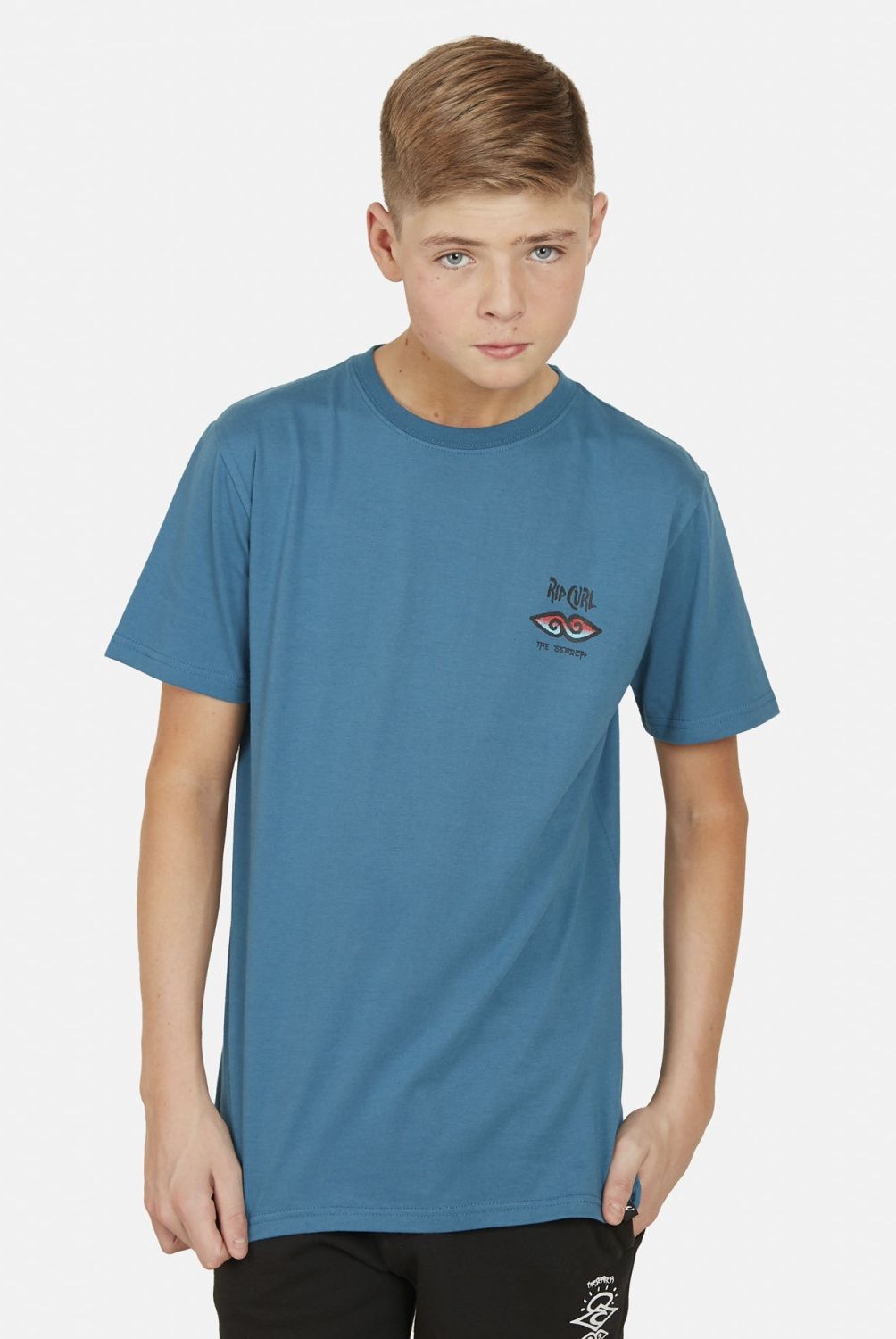 RIP CURL - Rip Curl Polera Manga Corta Algodón Niño
