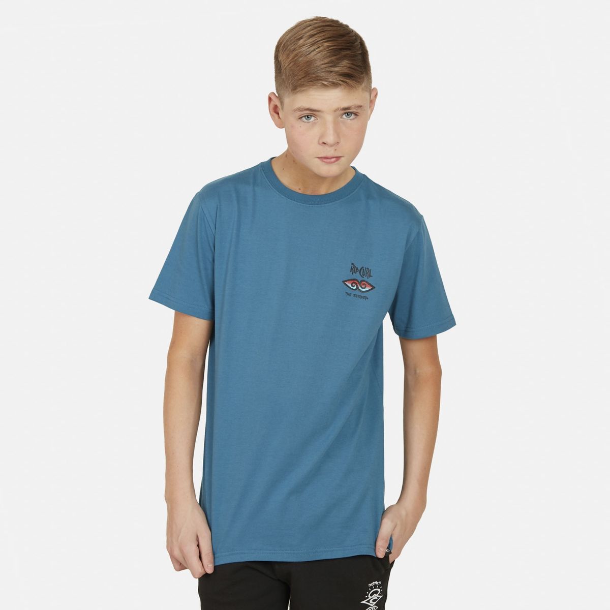 RIP CURL - Rip Curl Polera Manga Corta Algodón Niño