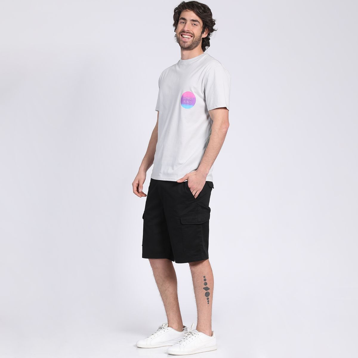 KOTTING - Polera Manga Corta Jersey Estampada